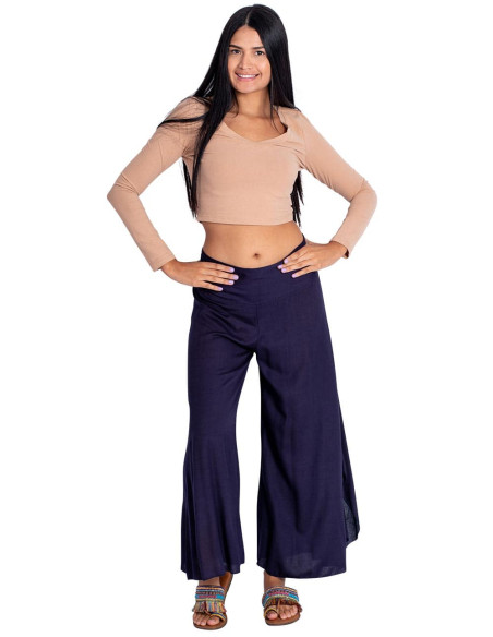 Blue Skirt Pants