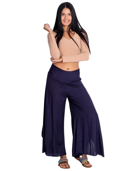Blue Skirt and Trousers