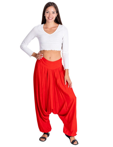 Red Harem Pants