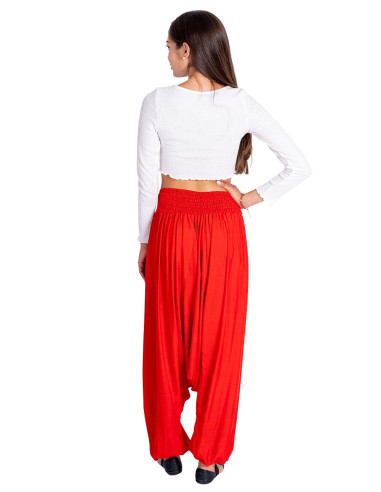 Red Harem Pants
