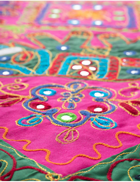 Embroidered Tapestry 4 Elephants
