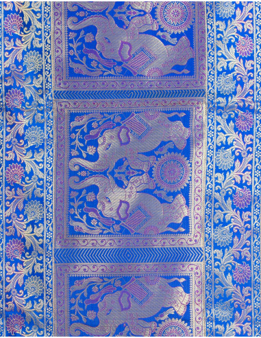 Shiny Blue Table Runner