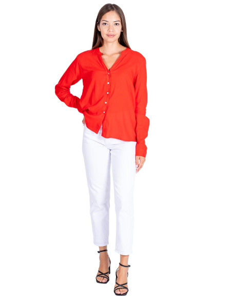 camisa-rayon-roja-mangas-largas