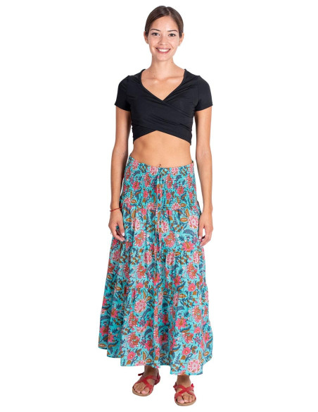 Printed Hippie Skirt