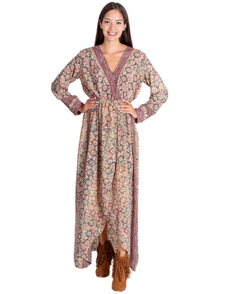 Long Printed Dress