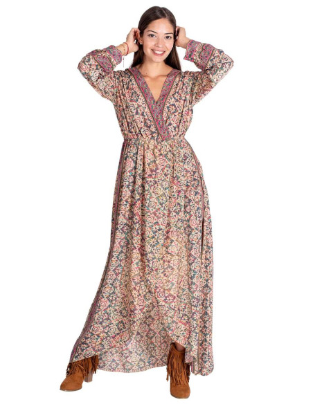 Long Printed Dress
