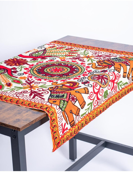 Animal Embroidered Tapestry