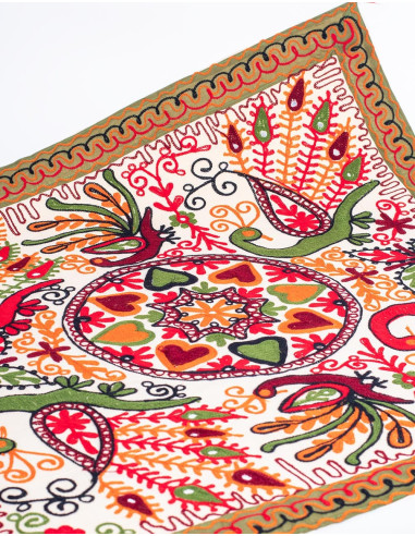 Animal Embroidered Tapestry