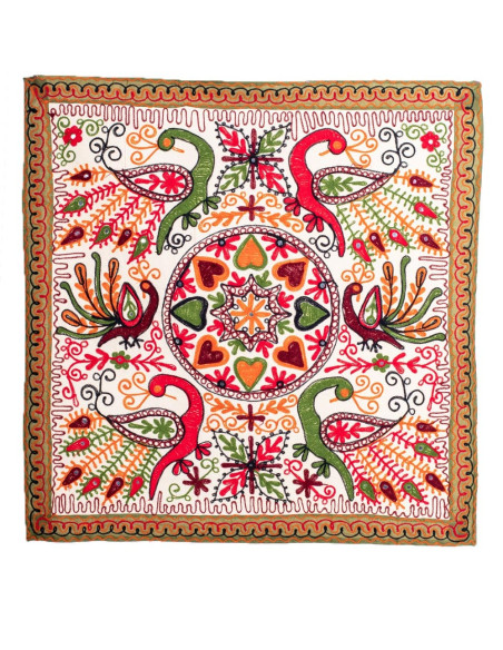 Animal Embroidered Tapestry