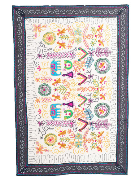 Tapestry with Rock Art Inscriptions