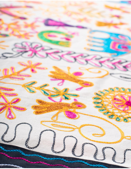 Tapestry with Rock Art Inscriptions