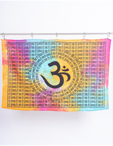 Handmade Tapestry of the Om Symbol in...