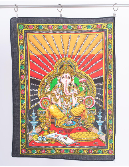 Tapestry of Hindu Gods - Sacred Art