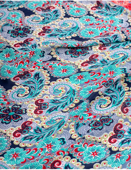 Long Printed Straps Jumpsuit