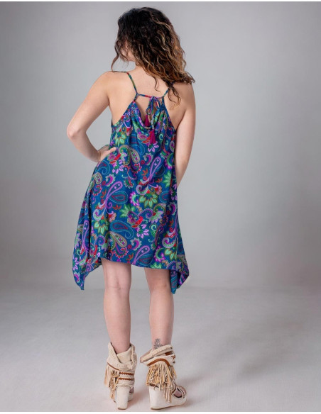 vestido-corto-fresco-seda-azul