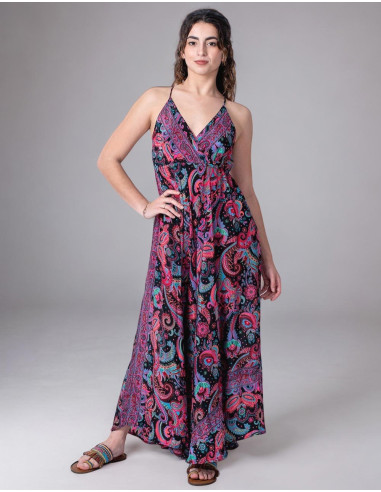 Long Cross Back Dress