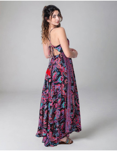 Long Cross Back Dress