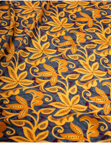 tela-seda-fresca-calidad-estampada-flores-amarillas