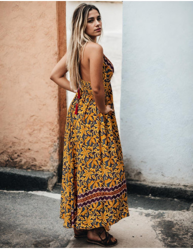 Long Backless Dress