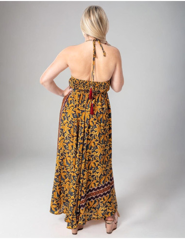 Long Open Back Dress