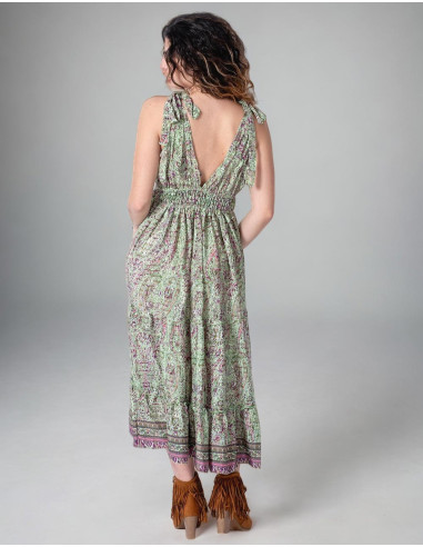 Hippie Chic Silk Dress
