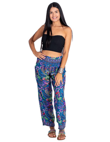 pantalon-recto-mujer-estampado-azul