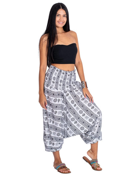 Afghan Pants Om Symbol