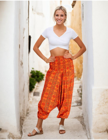 Orange Afghan Pants