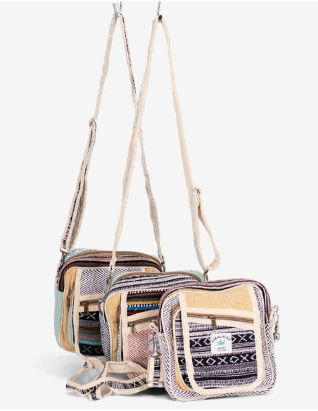Unisex Hemp Shoulder Bag