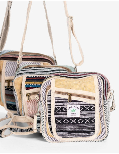 Unisex Hemp Shoulder Bag