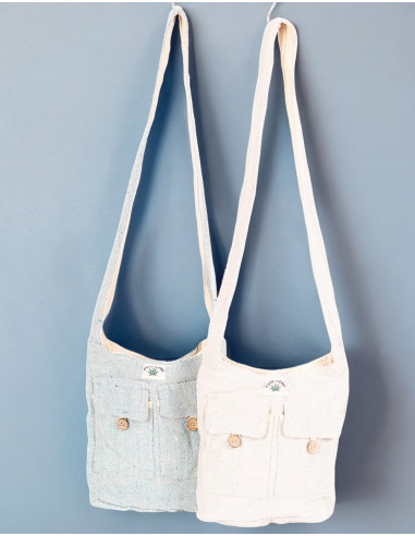 Ethnic Fashion: Kimago Hemp Hippie Shoulder Bag...