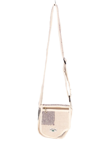 Exclusive Ethnic Fashion: Kimago Handcrafted Hemp Crossbody Bag with Unique Details