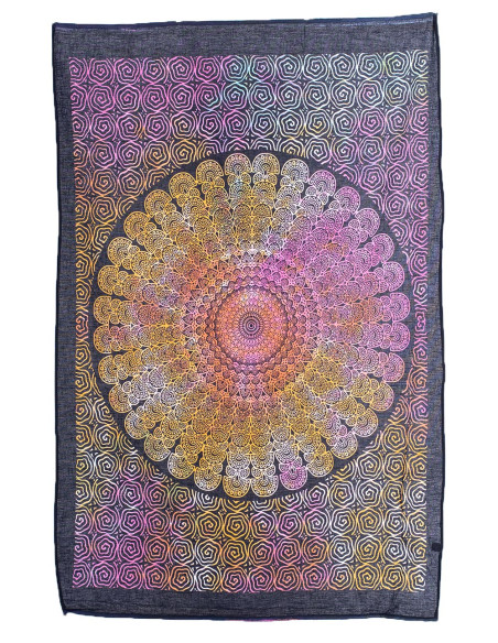 Multicolor Mandala Tapestry
