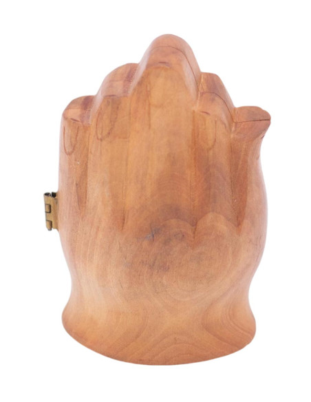 Hamsa Hand Statue with Ganesha and Lakshmi