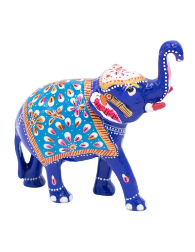 Colorful Metal Elephant Statue