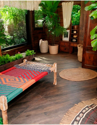 Indian Wooden Garden Lounge Chair | Unique...