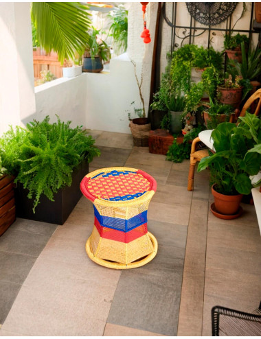 RMU0004A - Woven Metal Stool