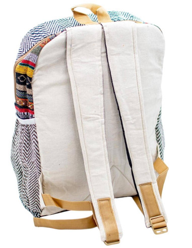 Unisex Ethnic Fashion: Kimago Hemp Backpack -...