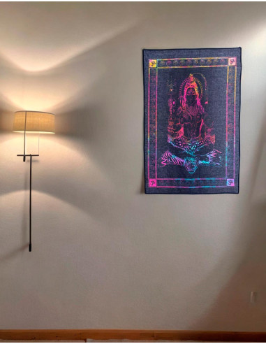 Shiva Tapestry in 100% Cotton - Authentic...