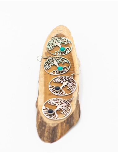 Kimago Tree of Life Handcrafted Earrings –...