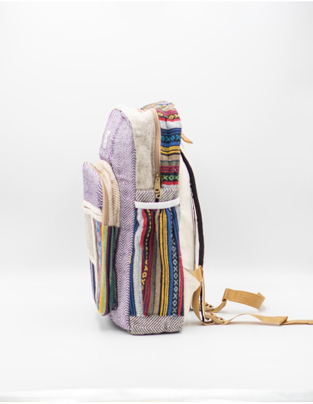 Unisex Hemp Backpack: Handcrafted, Unique, and Versatile for Your Ethnic Style