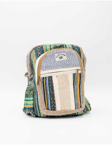 Exclusive Handmade Hemp Backpack - Unique in...