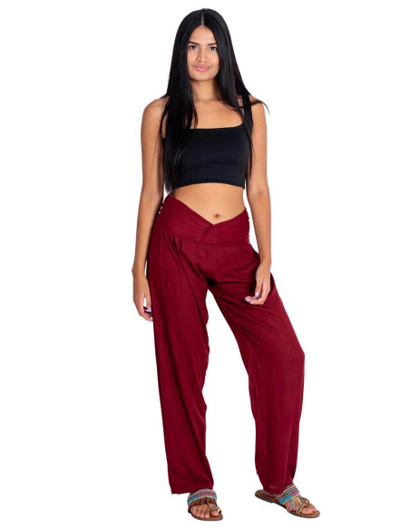pantalon-mujer-burdeos-rayon-oficina