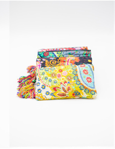 Kimago ethnic toiletry bag with unique handmade...