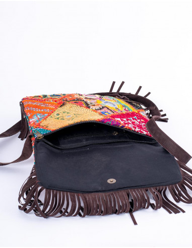 Kimago boho clutch with mirrors and handmade...