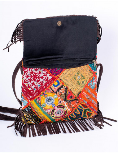 Kimago boho clutch with mirrors and handmade...
