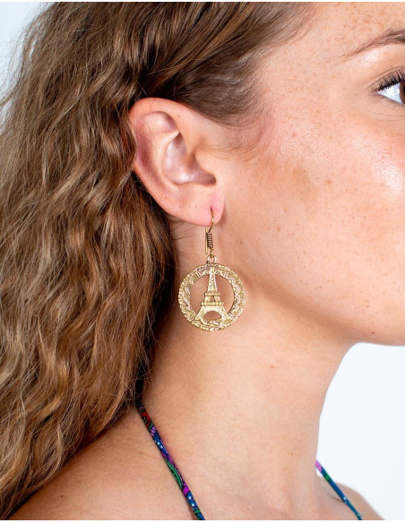Handcrafted Eiffel Tower Earrings | Kimago