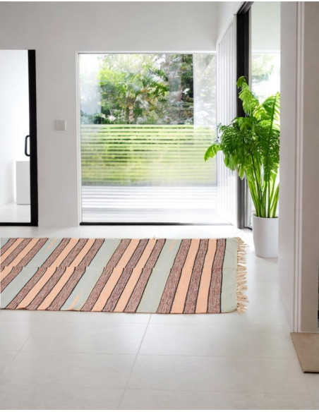 Handmade boho ethnic rug India | Kimago