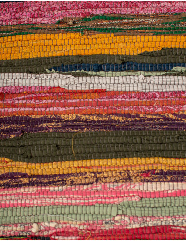 Multicolor handmade ethnic hippie rug | Kimago