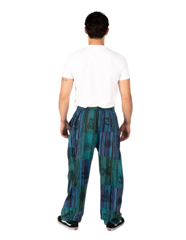 Green or light blue Kimago patchwork handmade...